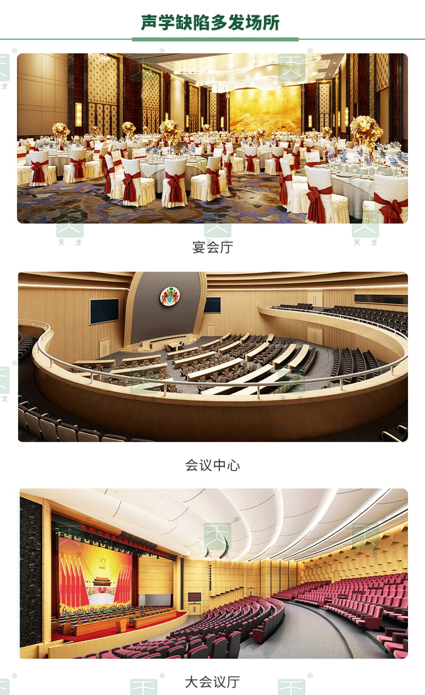 多功能廳（會(huì)議室）聲學(xué)缺陷多發(fā)場(chǎng)所